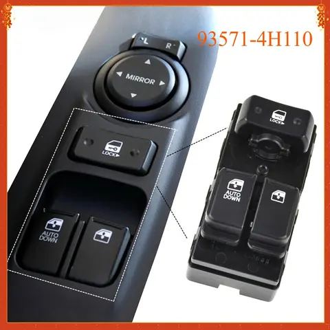 10 best sales hyundai accent power window switch - №7