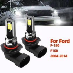 Fits For 2004-2014 Ford F-150 F150 6000K LED Fog Light Bulbs 2PCS Car Front Foglights 3030SMD 6000K Lampada 12V Vehicles Luces