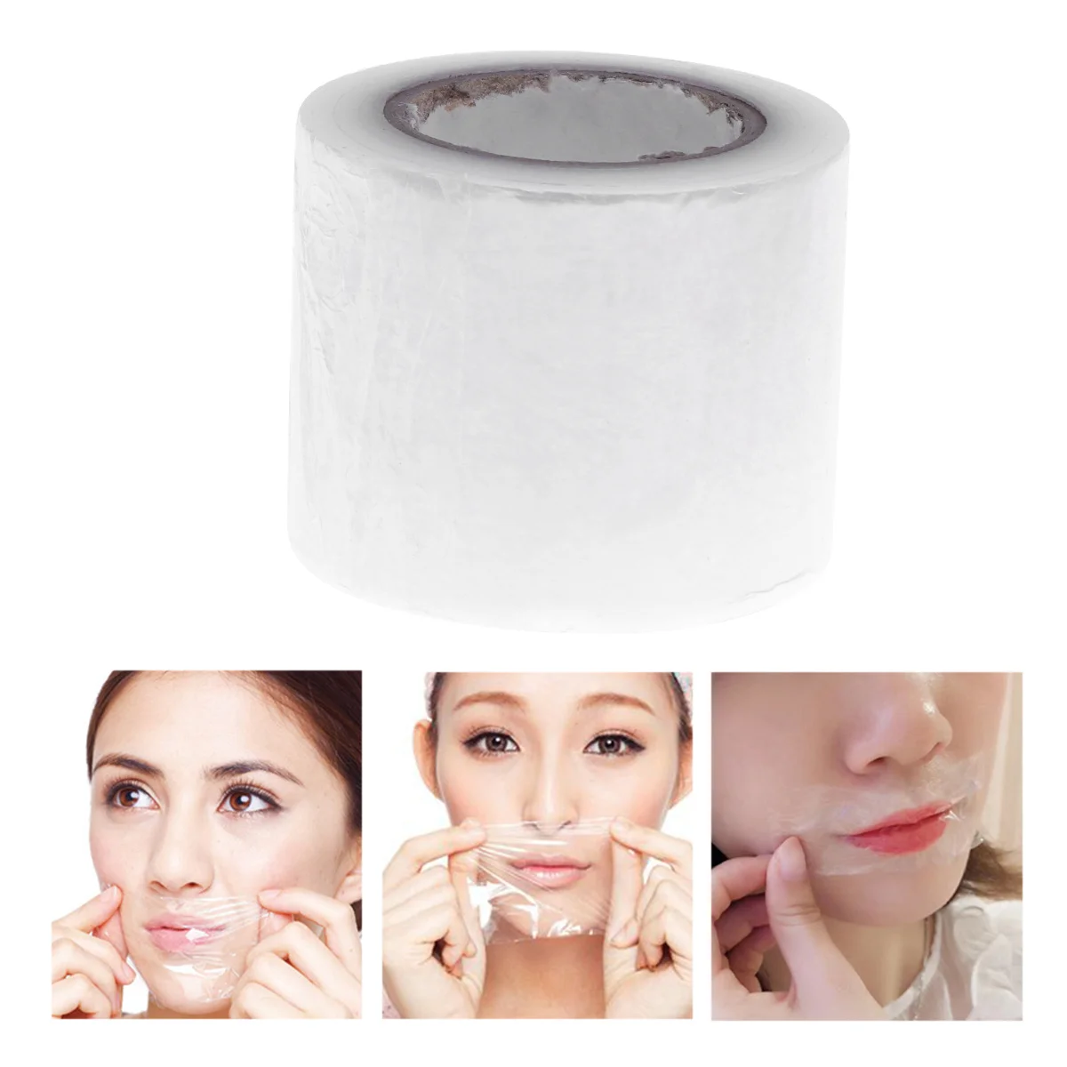 1 Roll 42mmx200m Eyebrow Preservative Film High Grade Plastic Wrap Tape Smooth Close Skin Supplies for Semi