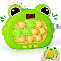 999 Level Electronic Pop Push Quick Push Game Console with LED Display Screen, Suitable for Adult and Child Fidget Toy Christmas