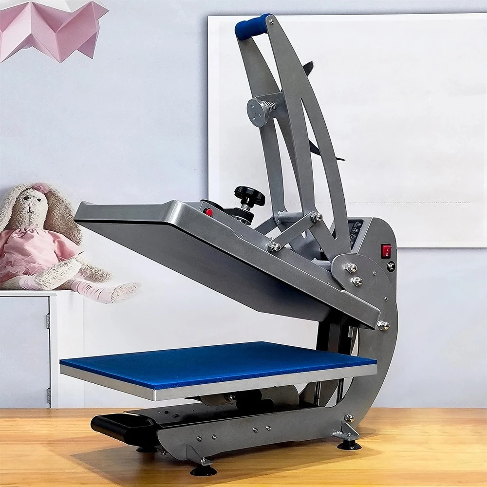 16x20 الشريحة السيارات المفتوحة تي شيرت طابعة التسامي نقل تصاميم آلة الصحافة الحرارة 40x50 مع درج