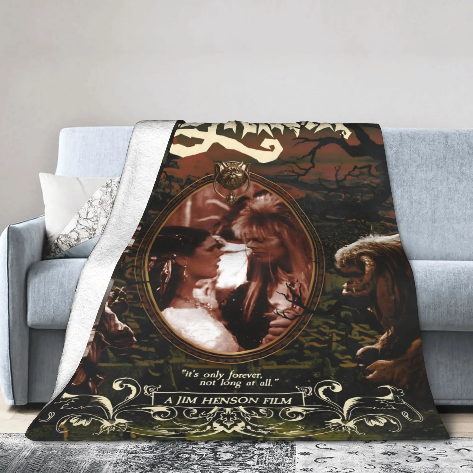 Labyrinth Movie Accessories Blankets Super Soft Flannel  Throw Blanket Comfortable Bedspreads