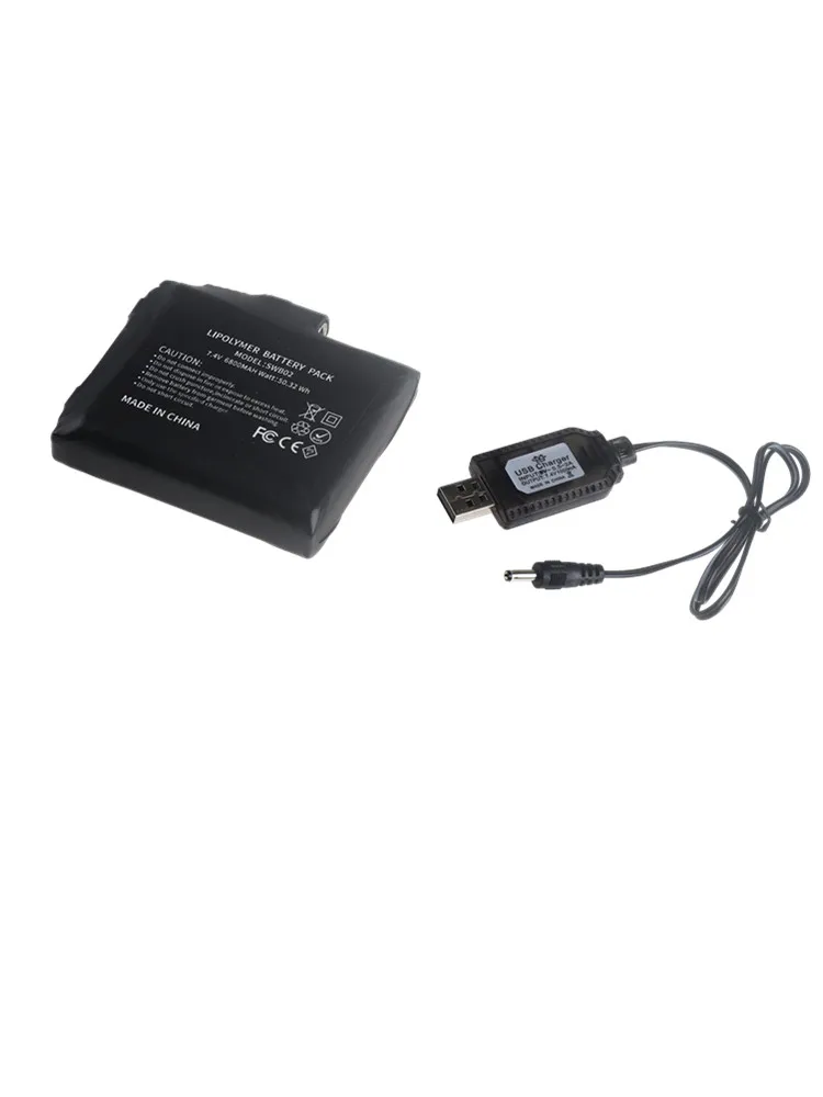 7.4V 6800mAh lithium-polymeerbatterij Verwarmde handschoenen Batterij voor verwarmingsvest, verwarmingssokken, antivriesbatterij