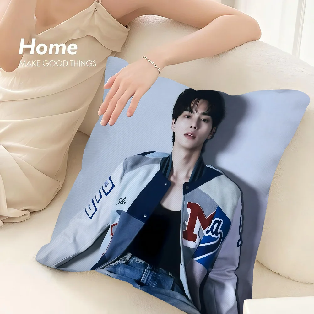 Popular Korean actor S-Song K-Kang Pillow Case 3D Print Polyester Fiber 40*40cm Home Sofa Throw Decoration Festival Gift