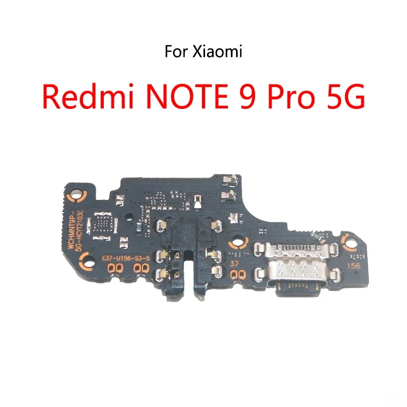 10 pcs/lot for Redmi Note 9 Pro 5G USB charging dock port socket jack connector charge board flex cable