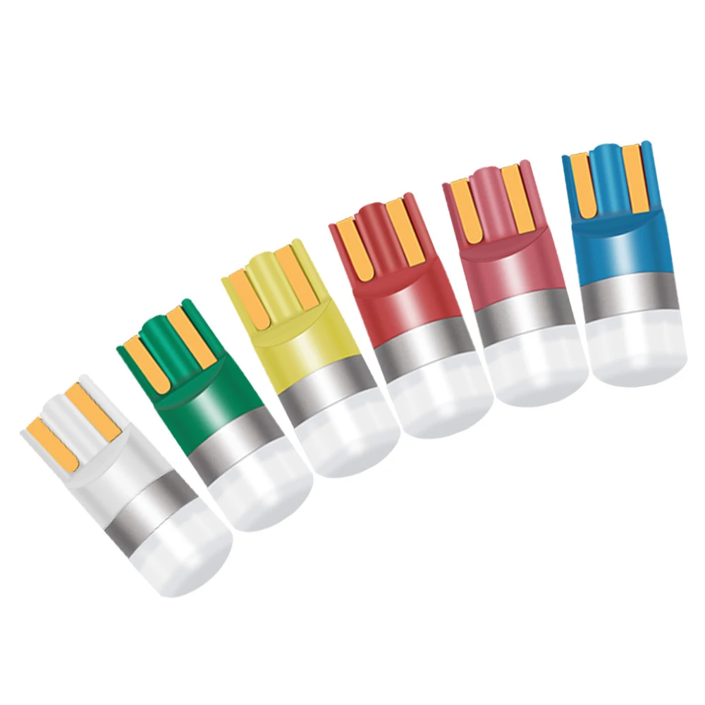 2 قطعة/المجموعة السيارات T10 LED W5W LED لمبات DRL بدوره وقوف السيارات عرض الداخلية مصباح على شكل قبة القراءة مصباح Canbus 6000K الأبيض 12 فولت سيارة التصميم