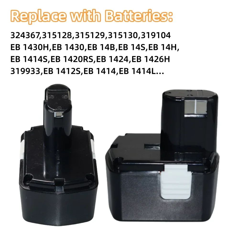 For Hitachi 14.4V 4.8Ah/6.8Ah/9.8Ah/12.8Ah NI-MH Rechargeable Tools Replace the backup battery CJ14DL DH14DL EBL1430 BCL1430