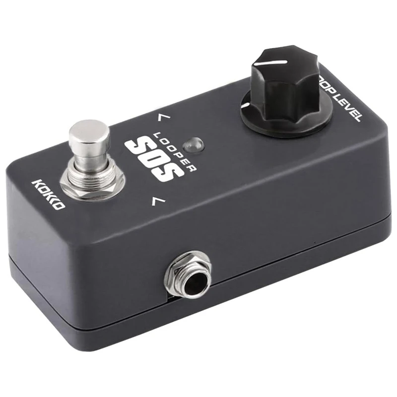 KOKKO FLP2 Portable Guitar Effect Pedal Looper Effects 5 Minutes Looping Time Loop Station, Exclude Power Adapter