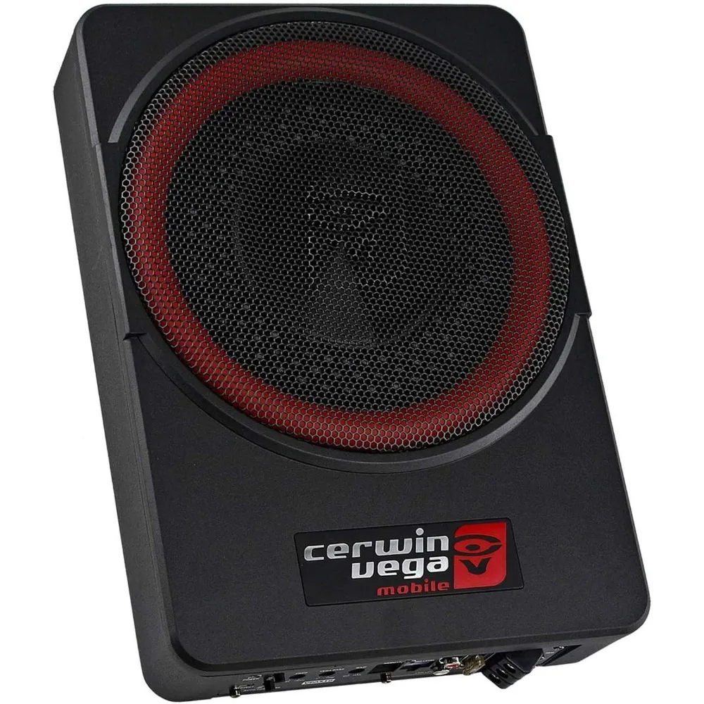 

Cerwin vega VPAS10 10" 2Ω 550W Max / 200W RMS Powered Active Subwoofer Enclosure + Bass Knob