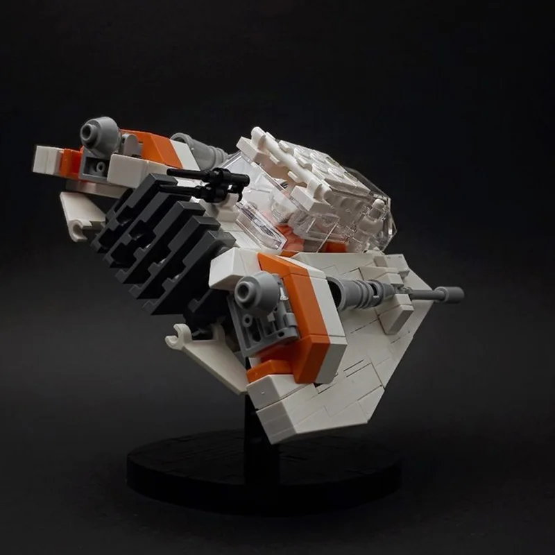 298 PCS MOC Star Battle Cool Snowspeeder Model Bouwstenen Set DIY Creatieve Assemblage Collectible Speelgoed Volwassenen Kerstcadeaus