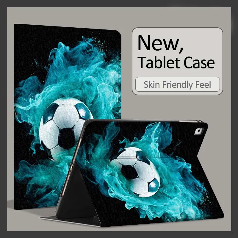 

Football Cool Lunny Pattern For iPad Pro Air Mini 2 3 4 5 6 7 7th 8th 9th 10th 11th 10.2 9.7 10.5 10.9 11 13 Inch Tablet Case