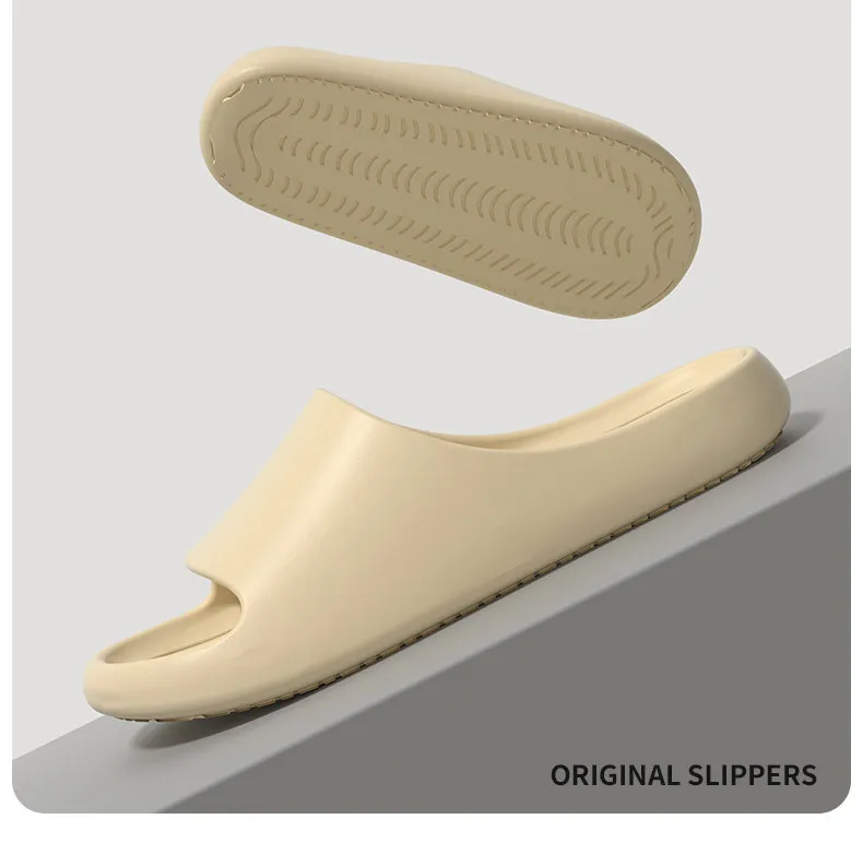 SHAJI Herren Neue 40-49 Extra Breite Große Größe Cloud Pillow Slides, Sommer Rutschfeste Dicke Polster-Hausschuhe für Dusche, Badezimmer, Outdoor – Detail 6