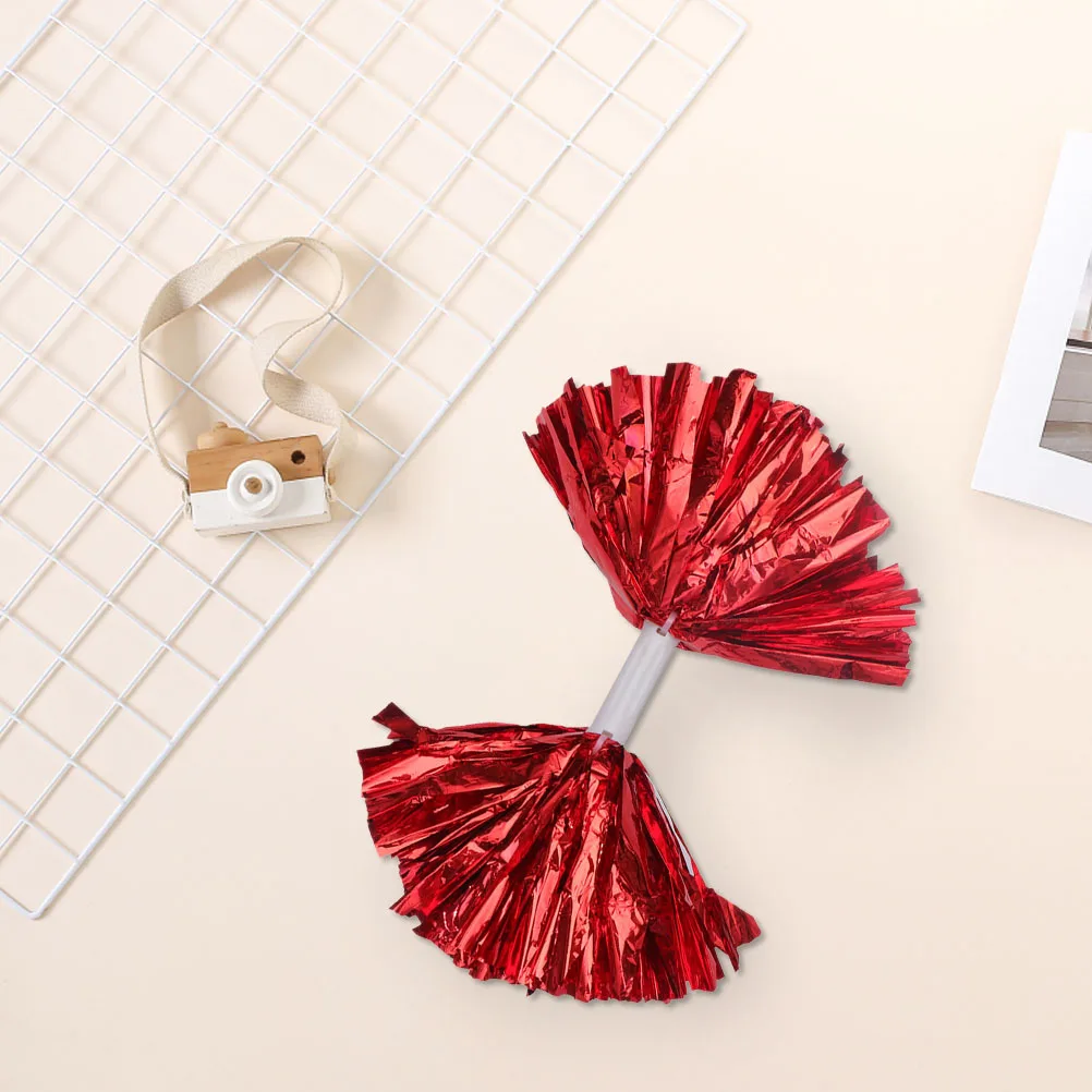 

4 Pcs Cheerleading Bouquet Pompom Props Costume Accessories Cheerleader Poms Flower Cheering Pompoms