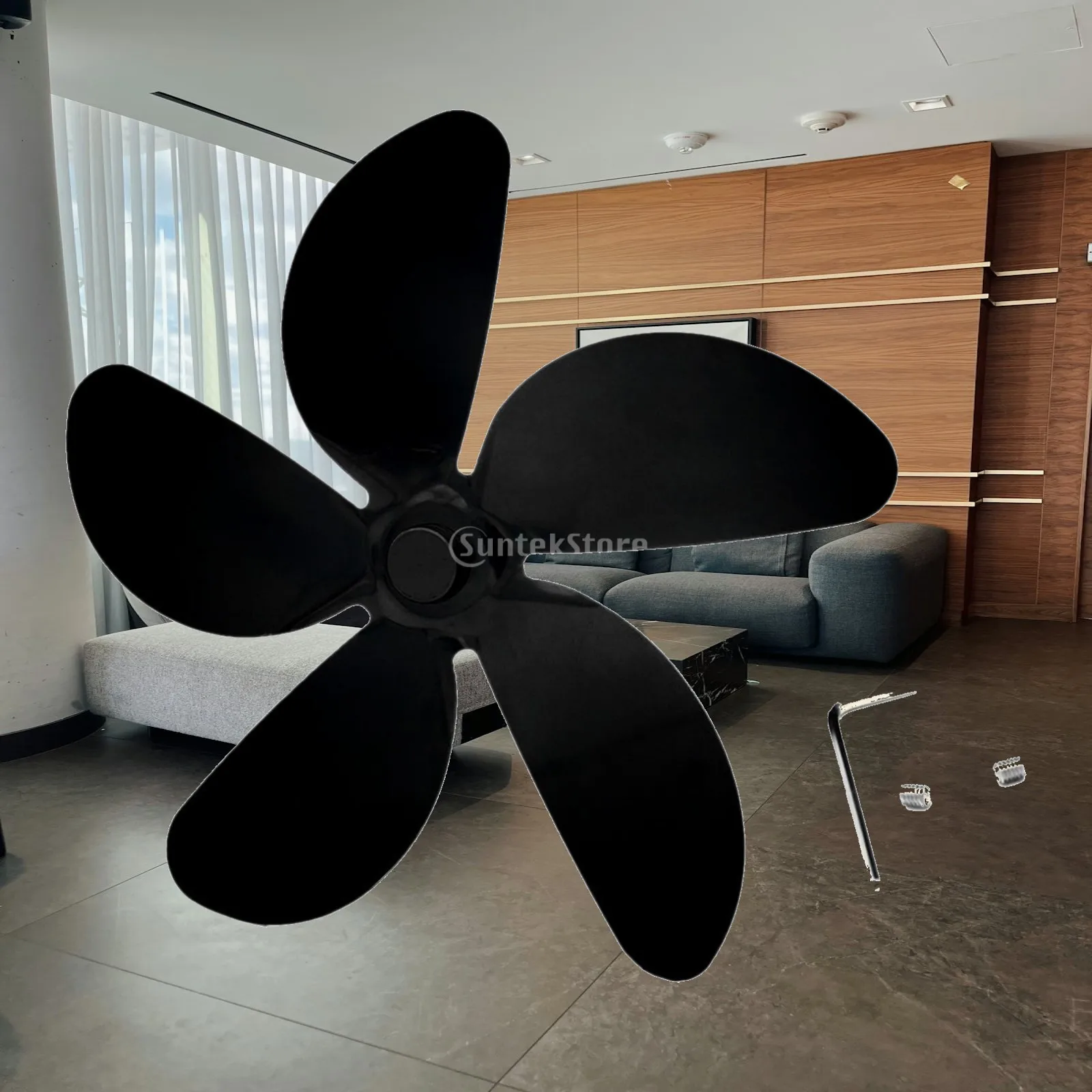 Universal Fan Part Powered, Replacement Warm Fan Accessories Powered for place Saving Circulating Indoor Gift
