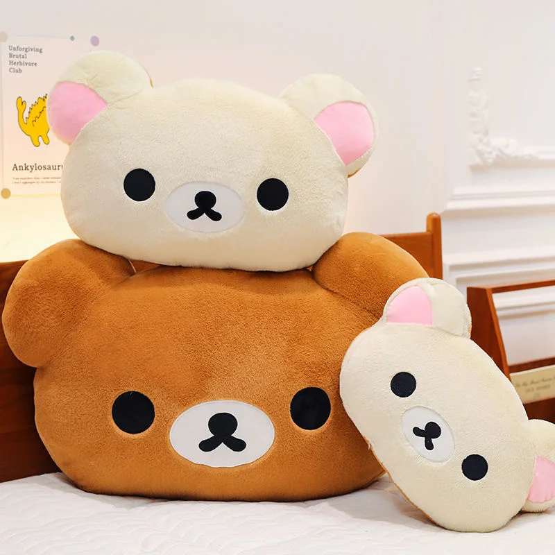 

Rilakkuma Easy Bear Throw Pillow Pillow Holiday Lovers Valentine's Day Gift For Girlfriend Flabby Bear 40 60 75cm Student Gift