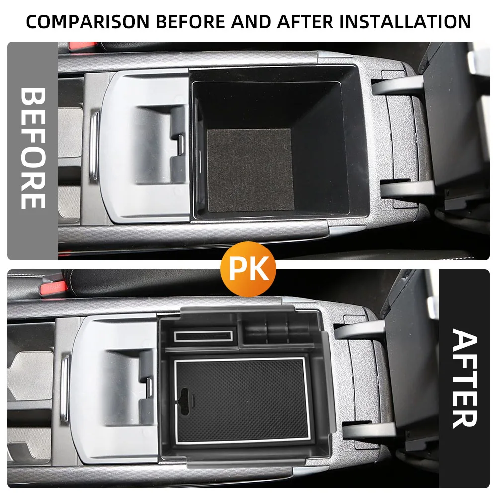 Auto-Armlehnen-Mittelablagebox für Renault KOLEOS QM6 2016-2020 Handschuhfach Mittelkonsolenablage Innenzubehör – Detail 5