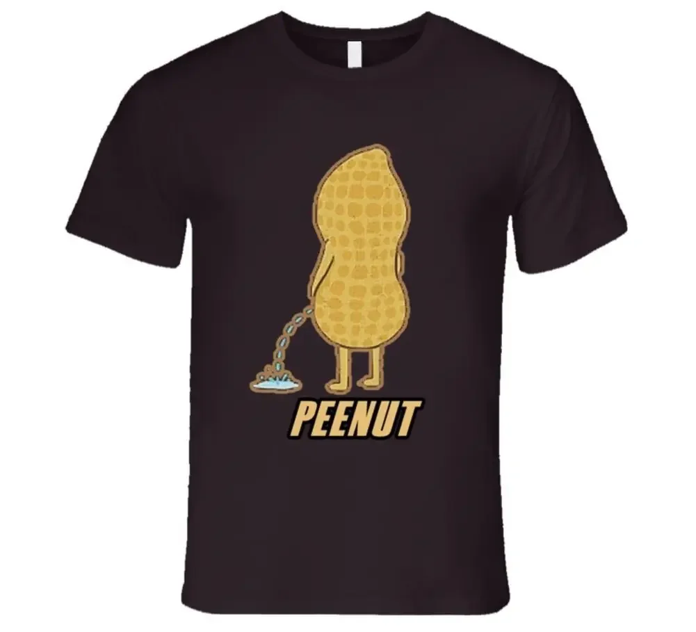 

Funny Design Peenut Offensive Hilarious T-Shirt 100% Cotton O-Neck Short Sleeve Summer Casual Mens T-shirt Streetwear