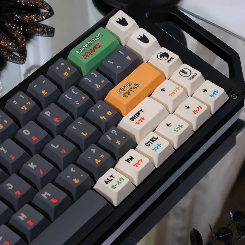 PBT High Beauty New Original Factory Five sided Thermal Sublimation Compatible Mechanical Keyboard 60-108