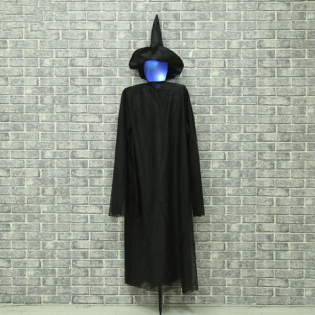 

Voice Controlled Glowing Witch Props Halloween Decorations Creative Yard Lawn Party Supplies Outdoor Garden Decoration Spooky