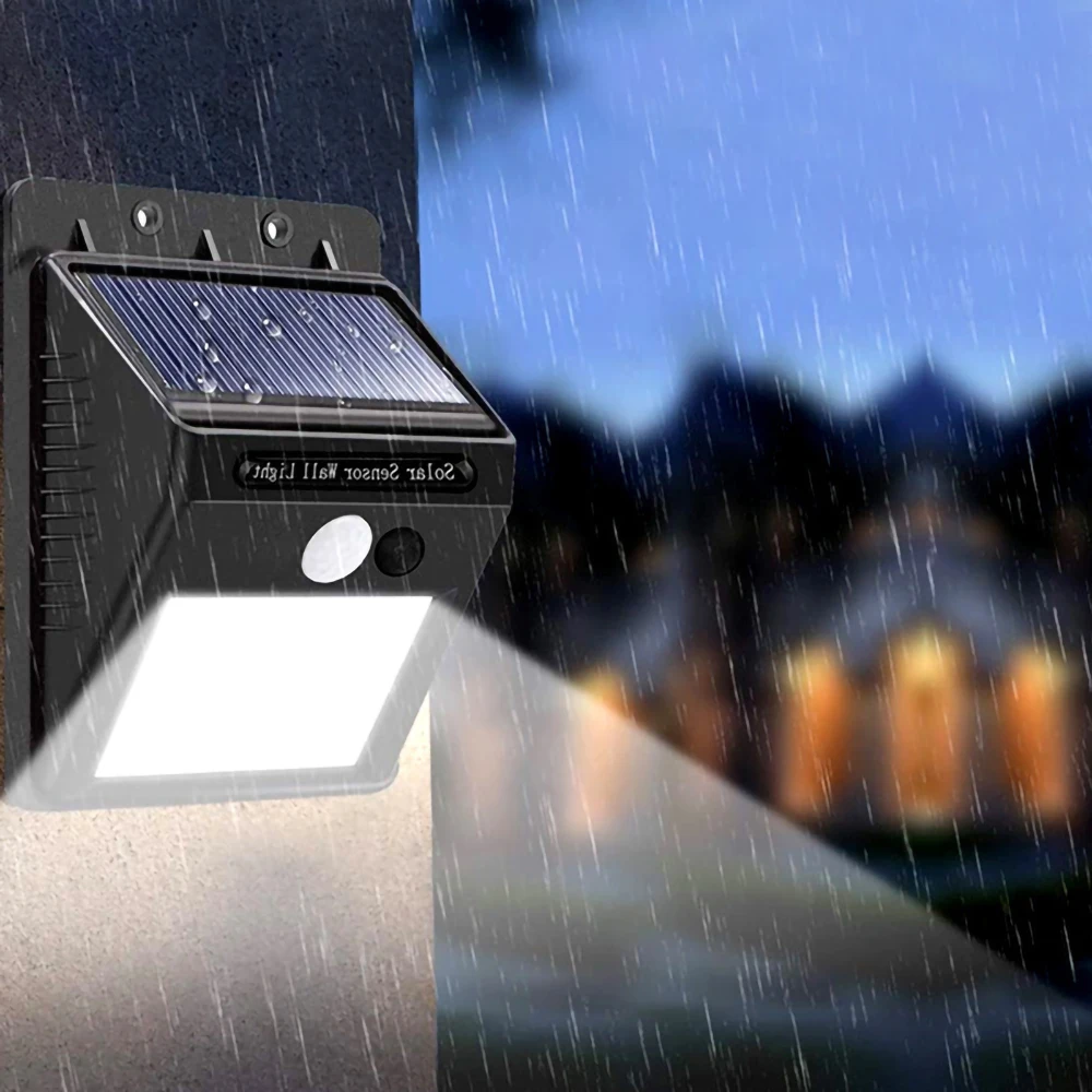 LED Solar Light Outdoor Solar Lamp with Motion Sensor Solar Lights Waterproof Sunlight Solar Power for Garden Decoration