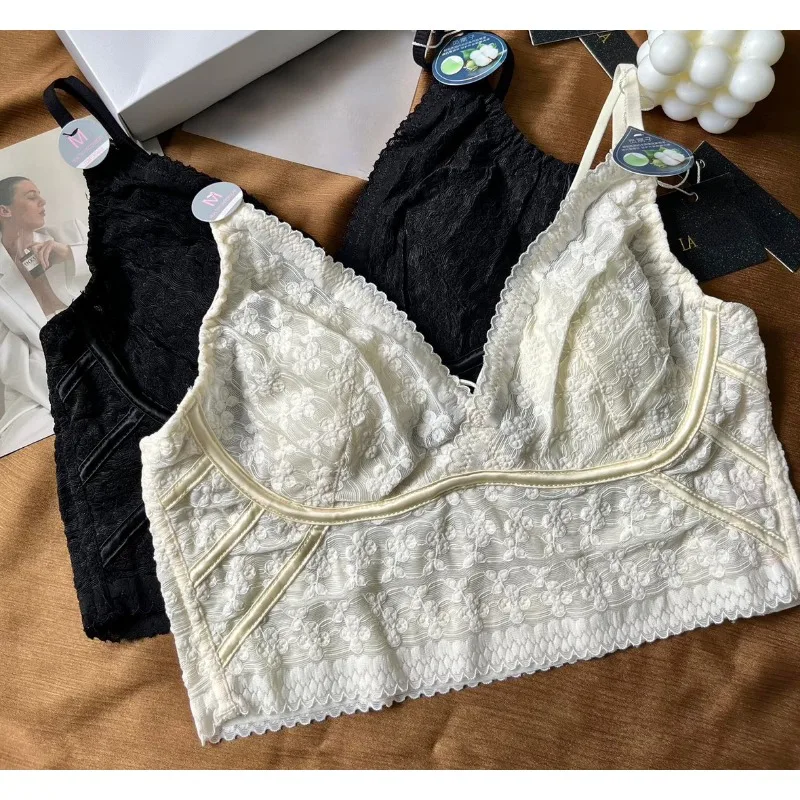 Sexy Lace Beauty Back com algodão ereto, orelhas de coelho, látex peito para meninas, La New