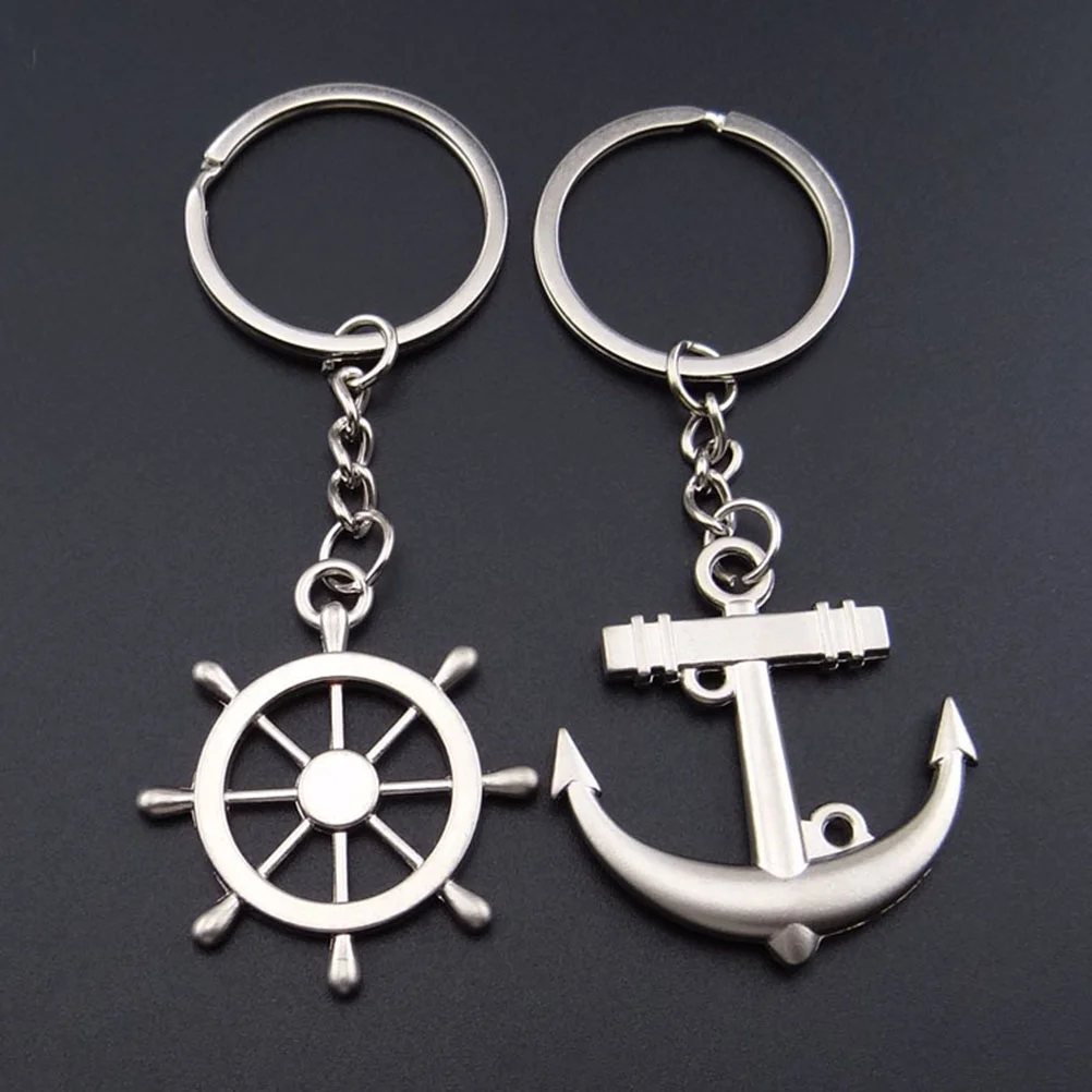 Keychain for Special Occasions Lovers Gift Ring Someone You Rudder Anchor Couple