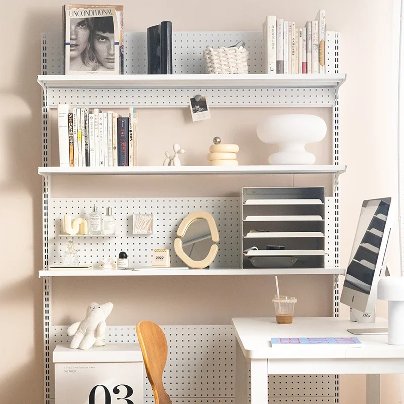 Bookcase Desk  Rack Estante Para Livros Furniture Display Modern Bookshelf Vertical Floor Display Learning Storage