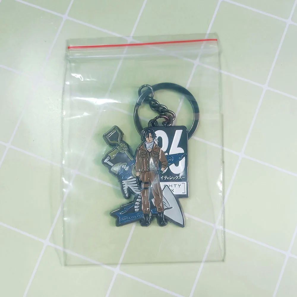 Anime 86 Eighty-Six Schlüsselanhänger Shinei Nouzen Undertaker Metall-Schlüsselring Figur Anhänger Cosplay Zubehör Schmuck für Fans Geschenk – Detail 9