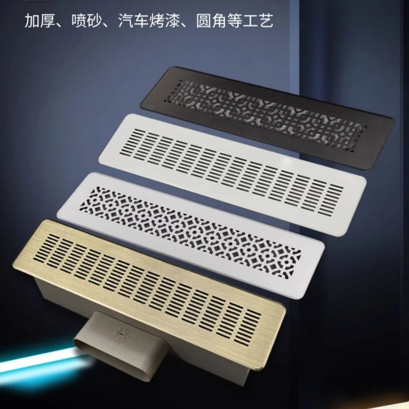 

Wide Square Rectangle Aluminum Air Vent Ventilator Grille Cover Air Conditioner Closet Shoe Cabinet