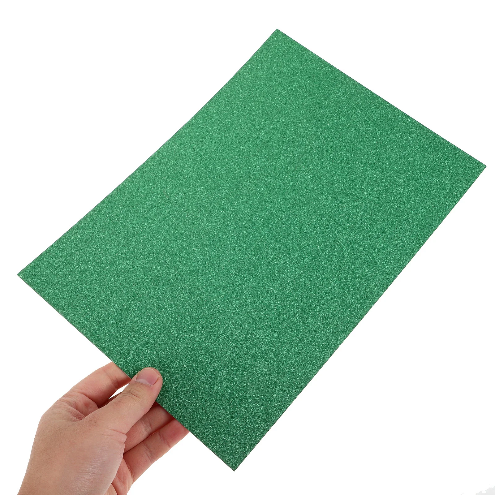 10 قطعة من البطاقات اللامعة الخضراء غير القابلة للتساقط اللامعة لمشاريع الحرف اليدوية ذاتية الصنع وديكورات الحفلات والدعوات وسكرابوكينغ