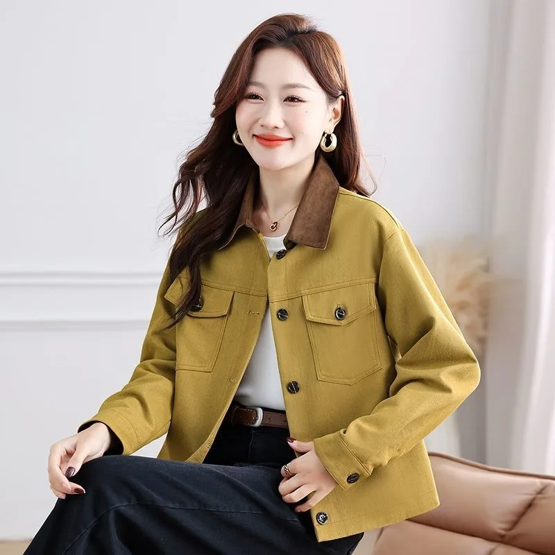 

Is Loose and Slimming Making Them Look Younger and Smaller Fashion The New Middle-aged Mom Workwear Denim Short Jacket for Women