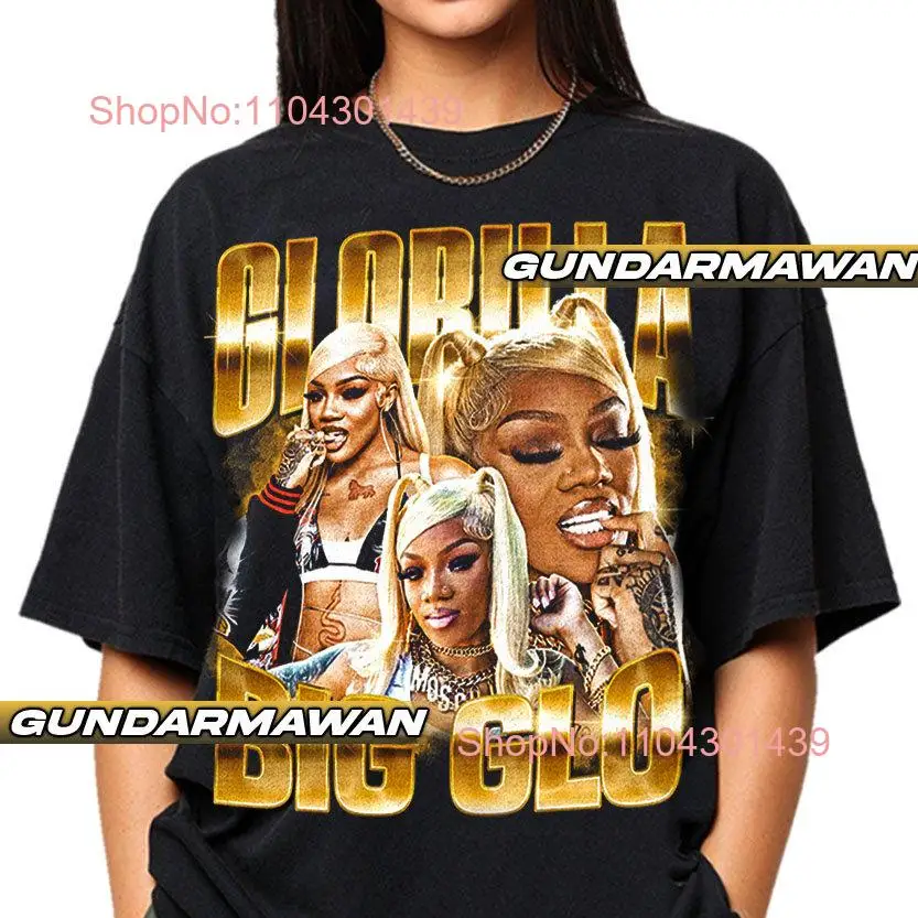 Glorilla Big Glo Softstyle T Shirt For Women and Man Vintage Hip Hop American Rapper Timnas long or short sleeves