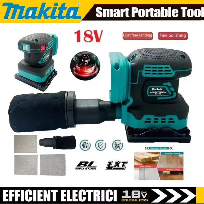 

Makita Electric Flatbed Sander Rechargeable Cordless Sandpaper Machine Sanding Polishing Waxing Machine Electric Sandpaper