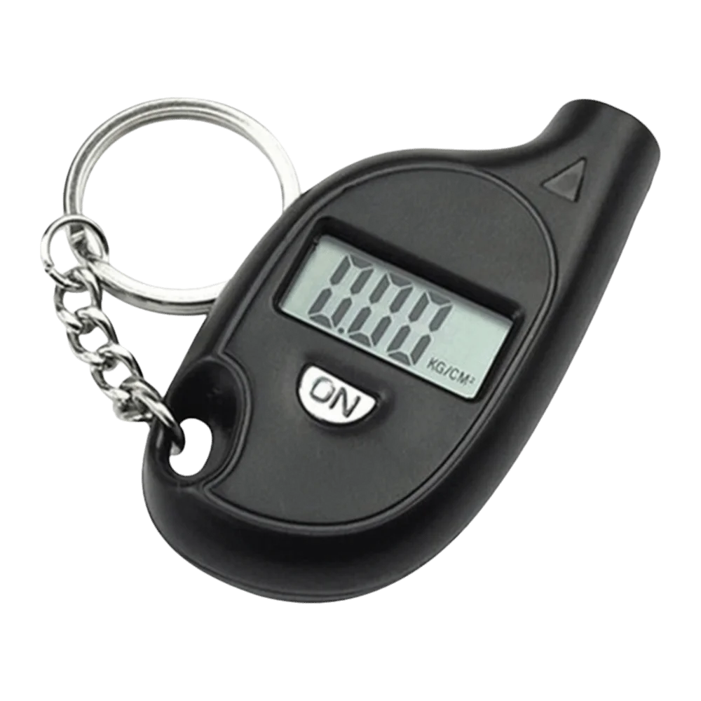 

Mini Size Digital Keychain Tire Pressure Gauge Keychain Style LCD Display Car Tire Pressure Meter Portable Pressure Gauge