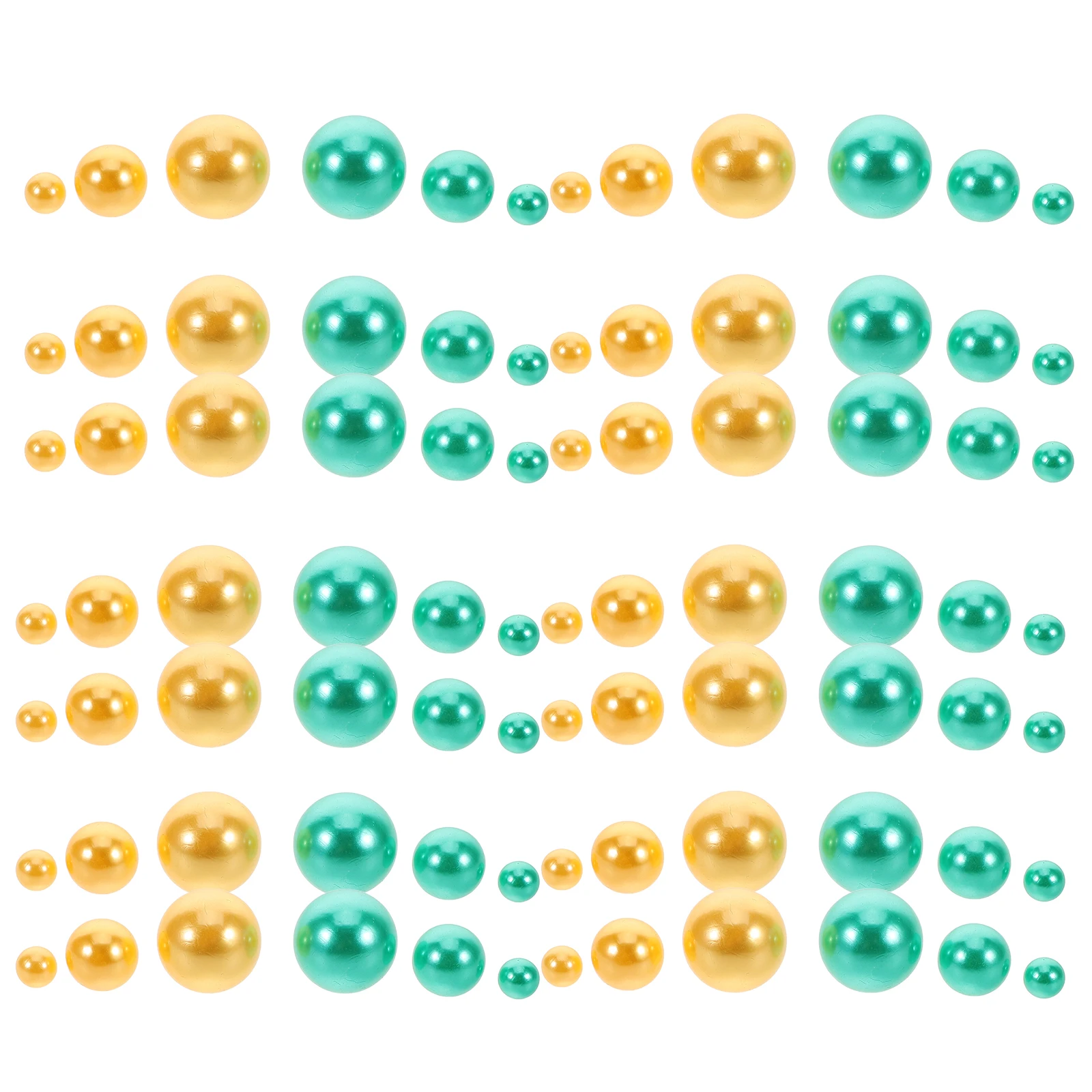 

150 Pcs Colorful Plastic Beads High Gloss ABS Imitation Pearls for Vase Filler Centerpiece Decoration Christmas Craft Supply