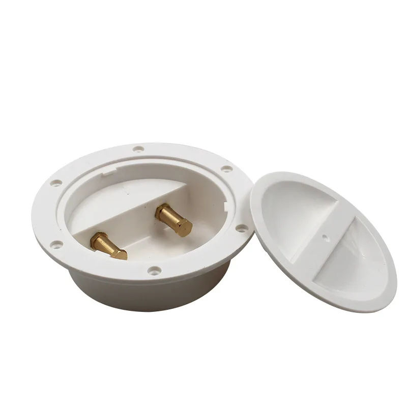 

2Pcs 12V24V36V Marine Junction Box Yacht Fishing Line Speedboat Electric Twist Junction Winding Electrode Box