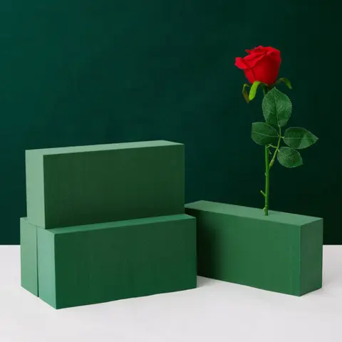 강력한 수분 흡수 스폰지 꽃 클레이, 건조 꽃 클레이, 포장 재료 블록 강화, 1PC