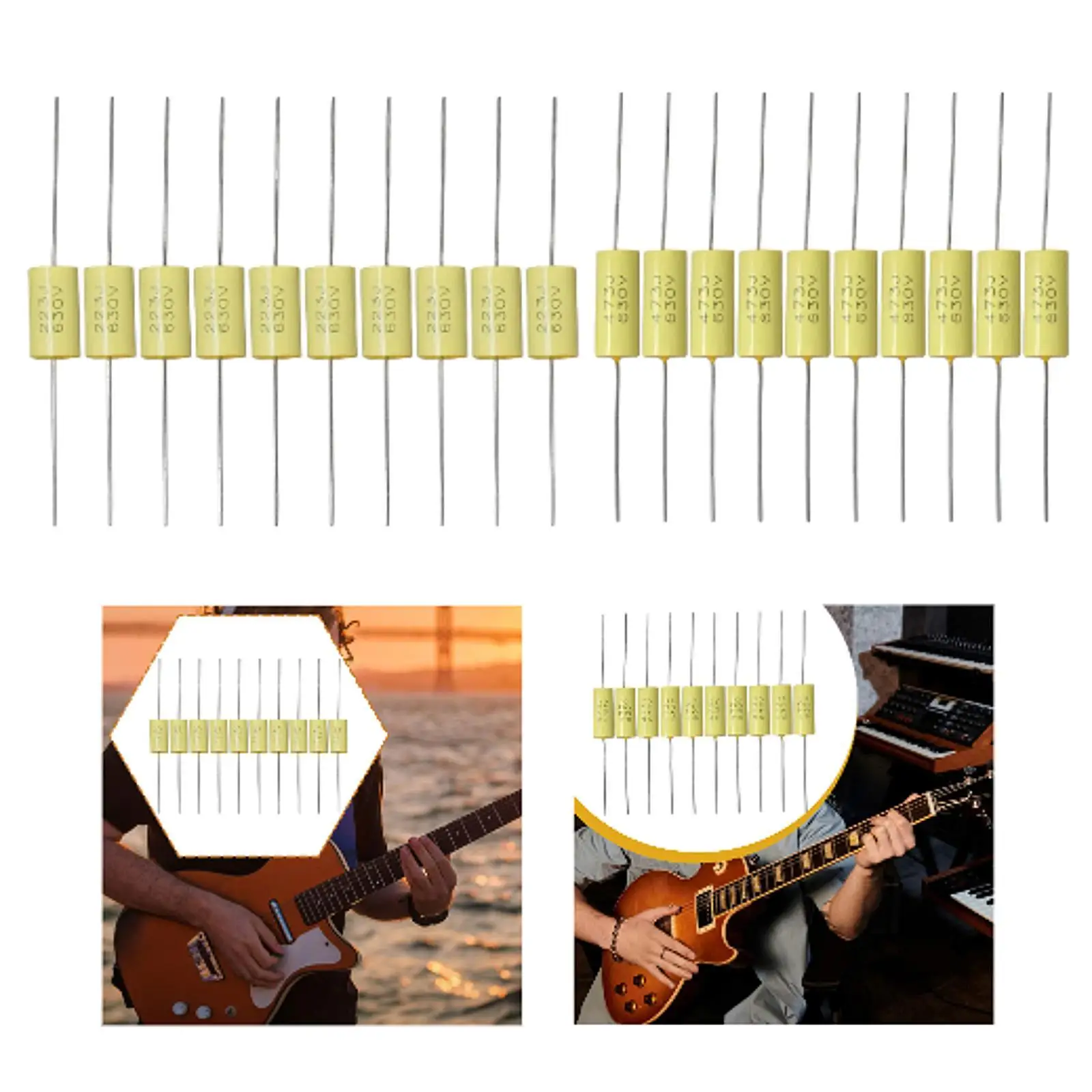 ตัวเก็บประจุสำหรับเครื่องดนตรี - Musical Instrument Diy บทวิจารณ์และราคา