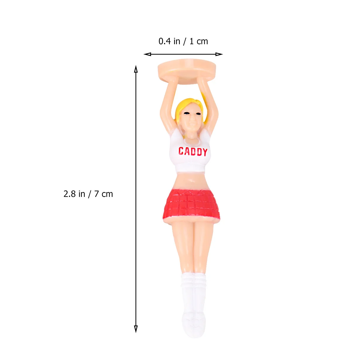 4 قطع من البلاستيك المتين الواقي للاستخدام الخارجي، حامل تي شيرت بسيط، حامل جولف للتيز، ملحقات المحملات