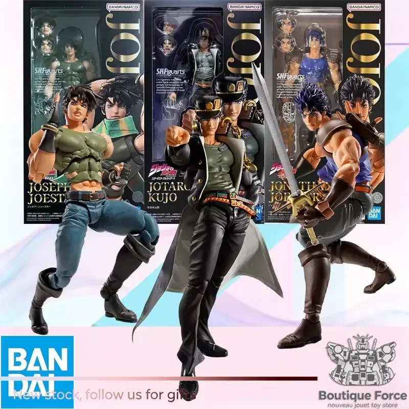 

Bandai S.H.Figuarts Kujou Jotaro JoJo’s Bizarre Adventure Figure Collectible Action Figure with Interchangeable Hands Face