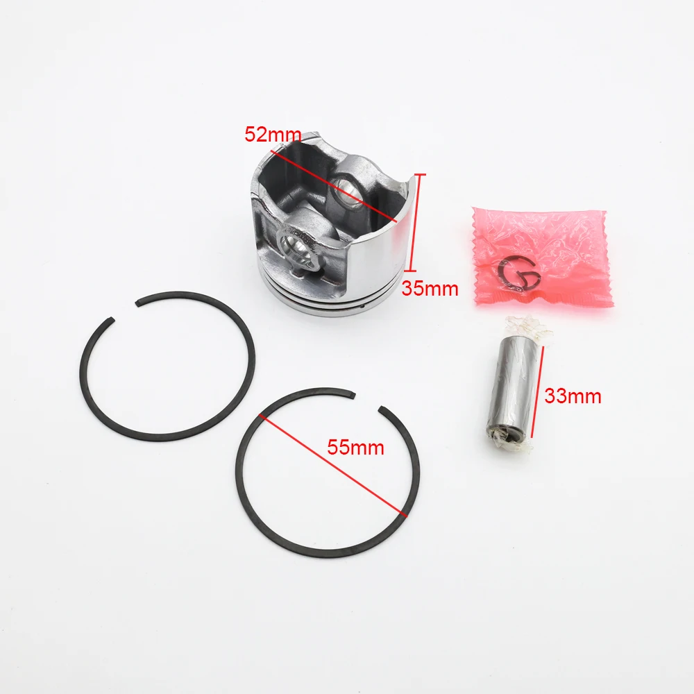 52MM Piston Pin Rings Circlip Kit for Stihl MS382 MS 382 Chainsaw Engine Replacement Parts