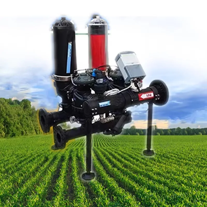 

Agricultural Drip Irrigation System Equipment Disc Screen Water Plastic Automatic Self Cleaning Sand Backflushing Disk Filter
