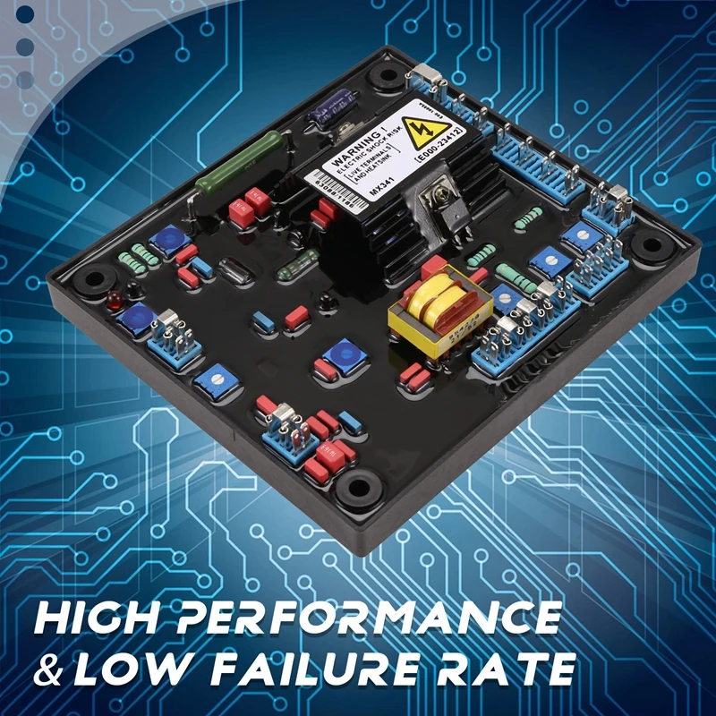 MX341A Генератор AVR Автоматический регулятор напряжения Стабилизатор Плата Генераторный набор с постоянным магнитом Аксессуары