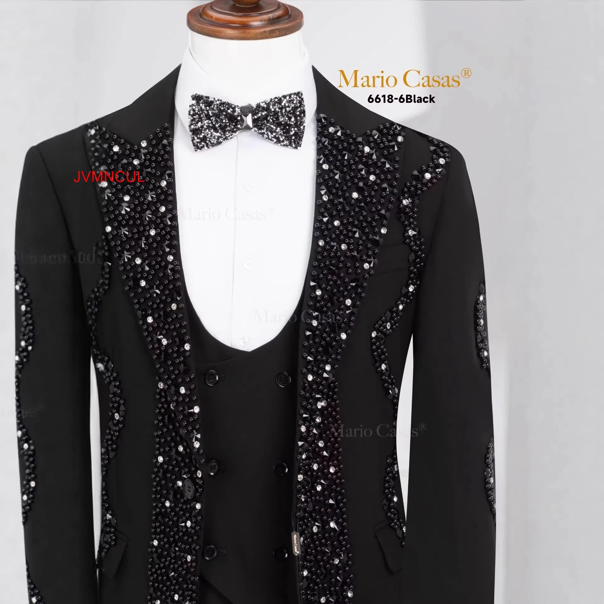 Men'S Formal Wear For Reception - Мужской костюм-тройка ручной работы 2026: приталенный