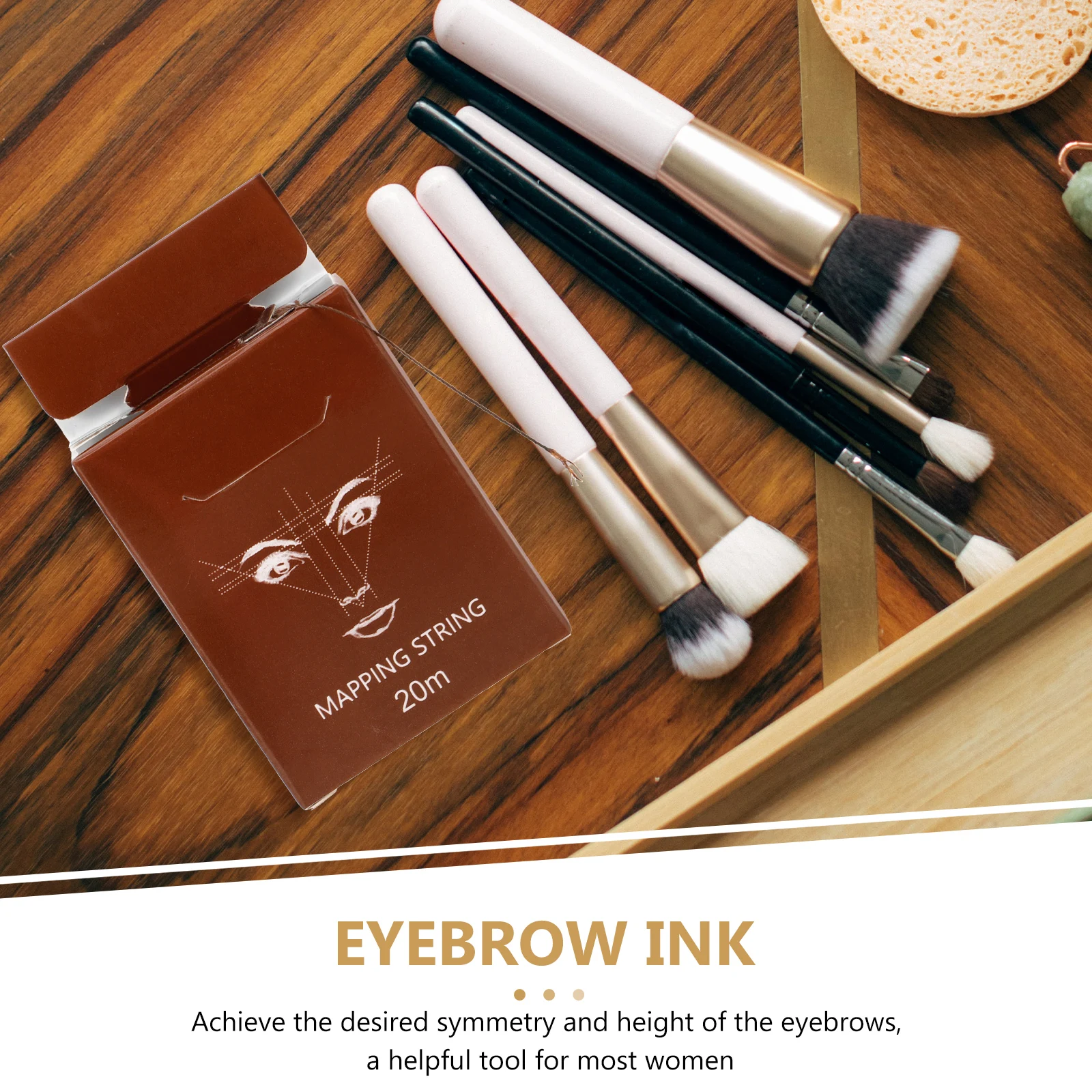 

Brow Mapping String Eyebrow Ruler Pre- Eyebrow Liner Women Makeup Tool 20m Brow Mapping Women Makeup Tool