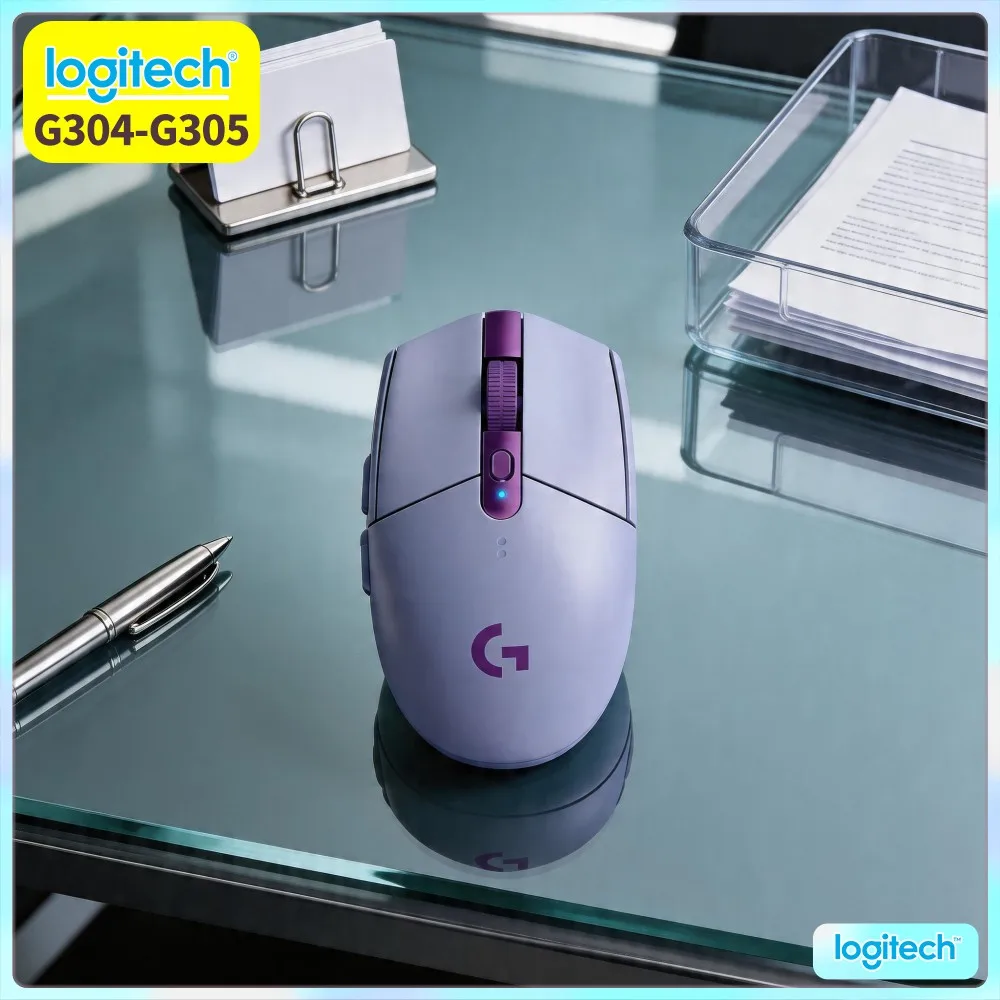 Logitech G304 Wireless Gaming Mouse 12000 DPI HERO Sensor LIGHTSPEED 1Ms 9-Month Battery Practical Design Users