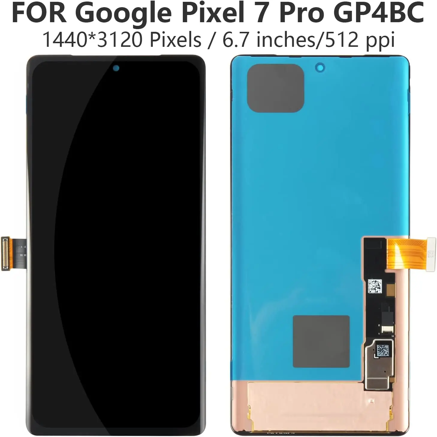 6.7 "AAA+++ TEST Per Google Pixel 7 Pro Display LCD Touch Screen Digitizer Assembly Sostituzione 6.3" Per Google Pixel 7 Display