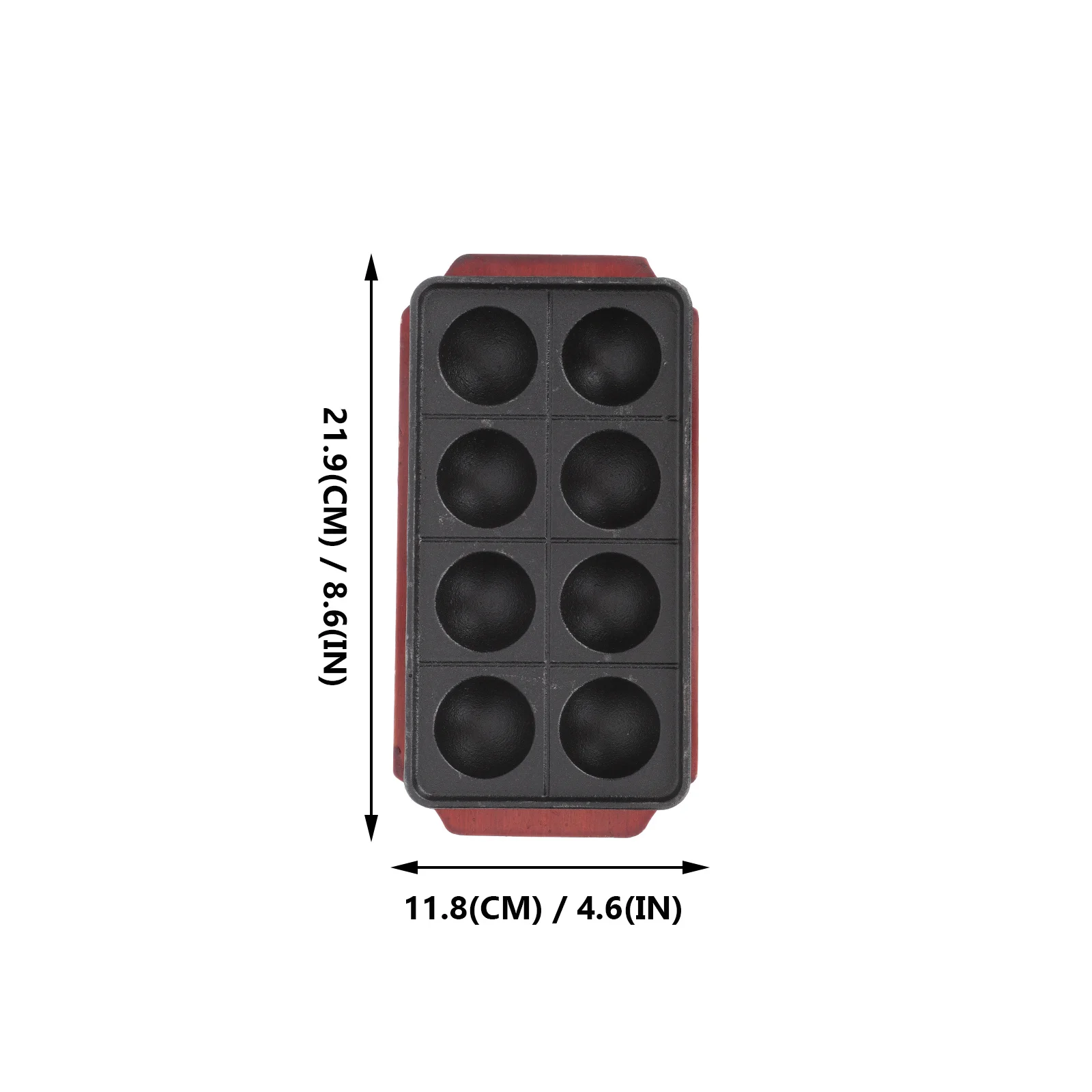

1Set Mold Non-Stick Iron Baking Tray 8-Hole Gas Stove Octopus Maker Kitchen Cooking Tool