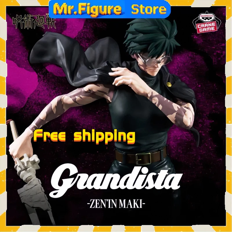 In Stock Original Banpresto Grandista Gros Jujutsu Kaisen Culling Game Zenin Maki Anime Action Figure Model Collection Toy Gifts