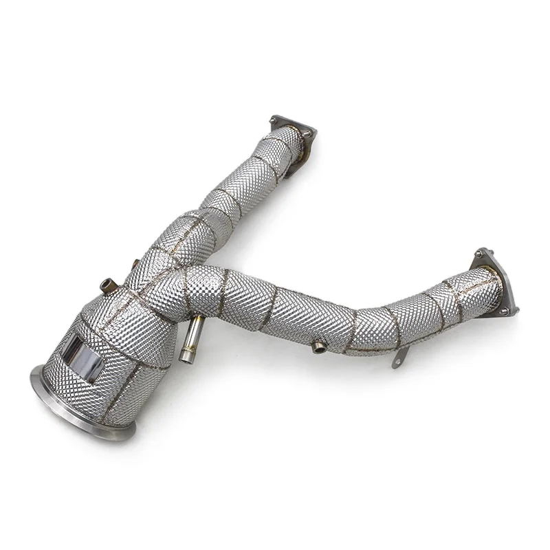 Head Section High flow Pipes Exhaust Pipes branch downpipe Exhaust Pipe with catalyst For Porsche Macan 3.0T/2.9T